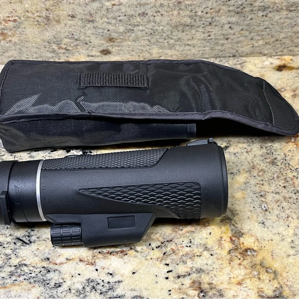Monocular Telescope with Tripod, Cell Phone Holder, Handstrap, Eye & Lens Caps
